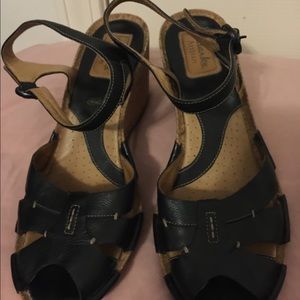 Clark wedge sandals
